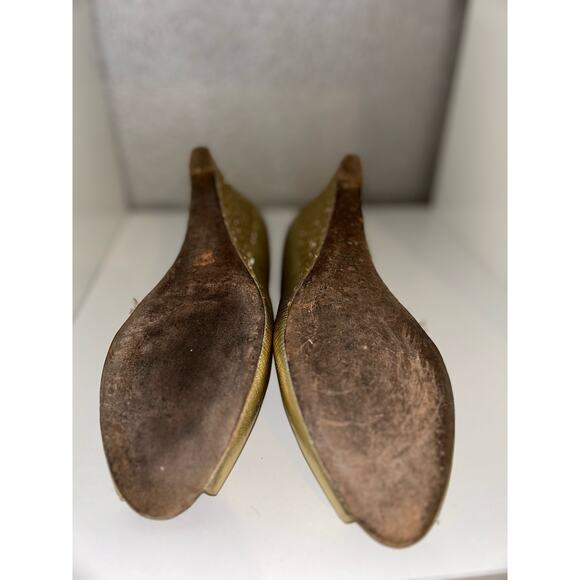 ✨ LK Bennett Gold Metallic Wedge Heels – Size 8.5 – Glam, Chic & Shimmery! ✨ - Picture 10 of 10